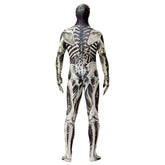 Halloween Adult Men Full Body Lycra Spandex Horror Skull Zentai Suit Cosplay Costumes - INSWEAR